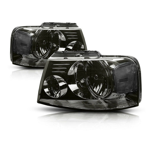 Smoked Headlights Ford F-150 Lobo 2004 to 2008