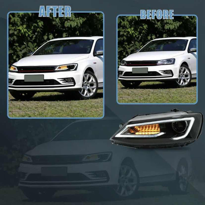 Faros Led Jetta Mk6 2011 2012 2013 2014 2015 2016 2017 2018