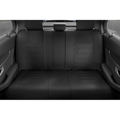 Cubre Asiento Lujo Juego Completo Cuero Sintético
