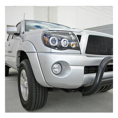 Dual Halo Led Headlights Toyota Tacoma 2005 to 2011