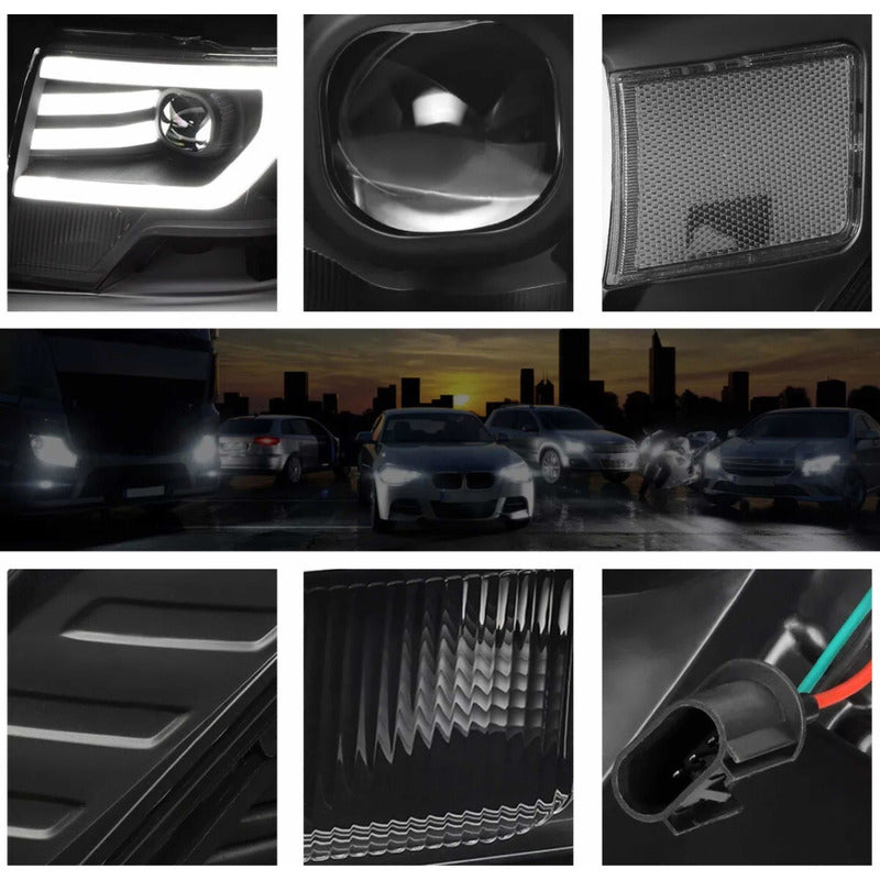 Faros Led Para Ford Lobo F-150 2009 2010 2011 2012 2013 2014