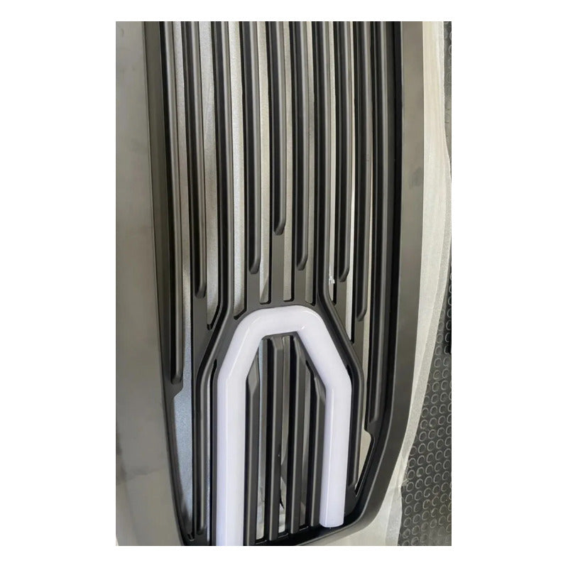 Parrilla Led Dodge Ram 2500 2006 2007 2008 Detalle Negro Mate