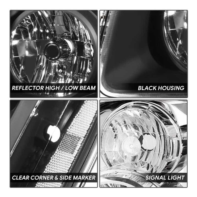 Faros Gmc Yukon Xl 1500 2500 Negro 2007 2008 A 2014