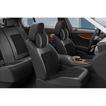 Juego Completo De Cubre Asientos Tmx Lujo Ajuste Universal