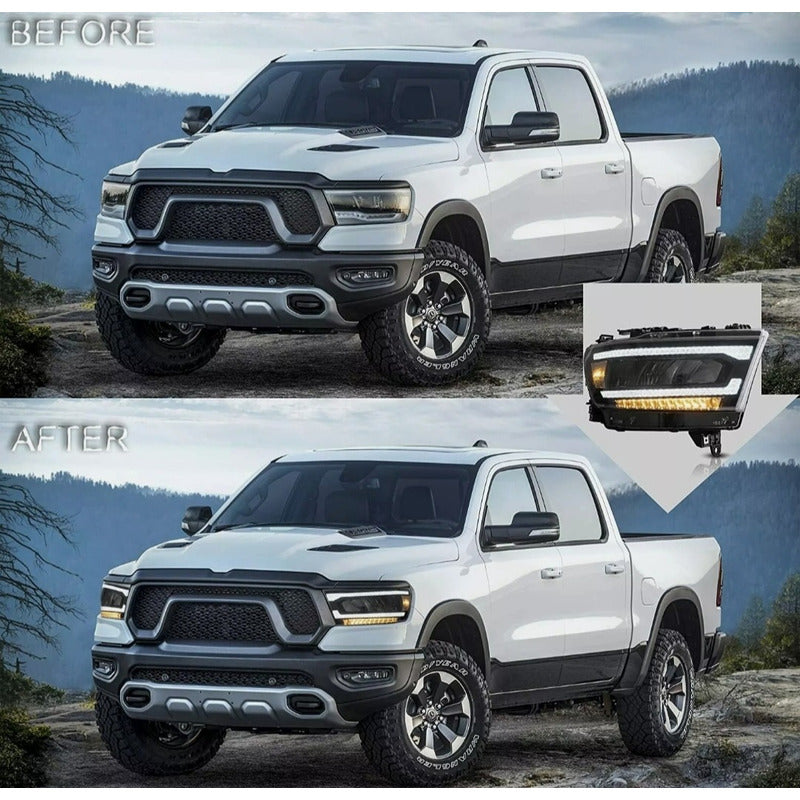 Faros Led Secuencial Dodge Ram 1500 2019 2020 2021