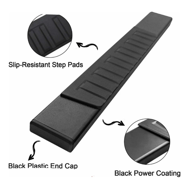 Estribos Ford F-150 Cabina Sencilla 2009 2010 2011 A 2014 Negro