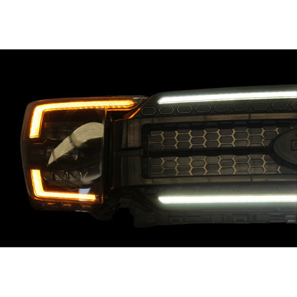 Parrilla Ford F-150 Drl Negro 2021 2022 2023 2024