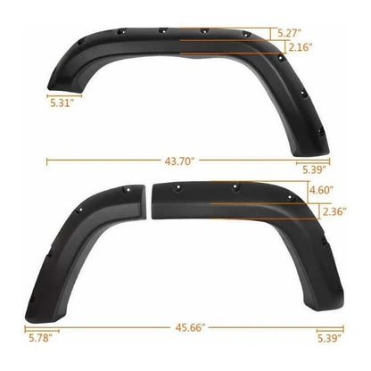 Jeep Cherokee Xj 1984 to 2001 corner guards