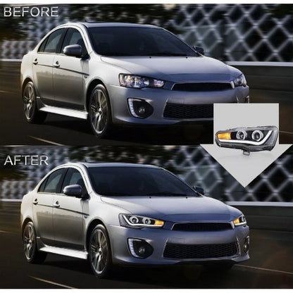 Faros Led Para Lancer Evo X Sedan 2008 2009 A 2017