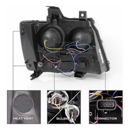 Par De Faros Led Suburban Tahoe 2007 2008 2009 2010 A 2014