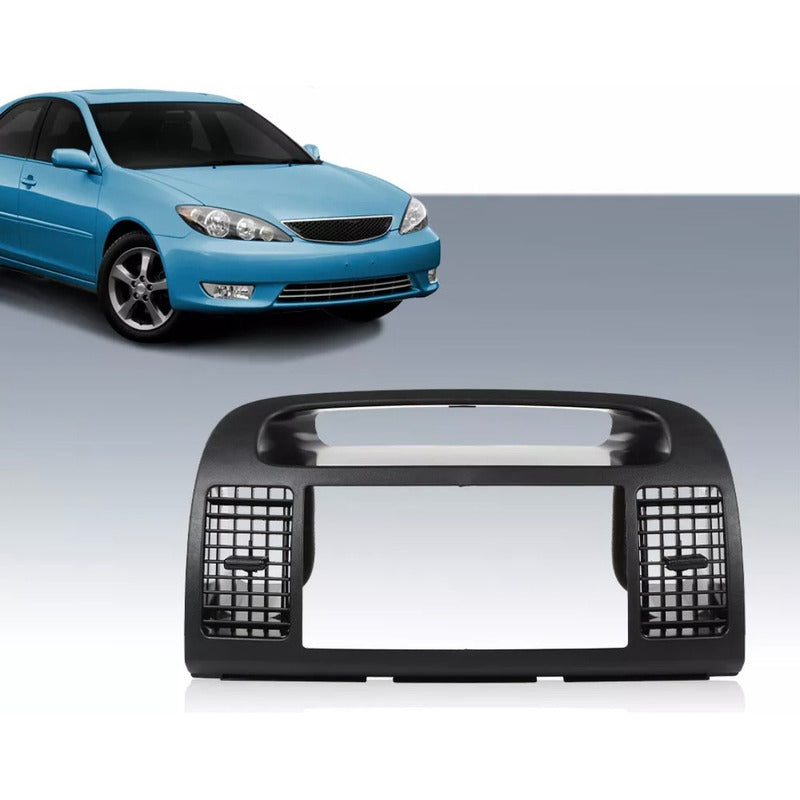 Bisel Central Para Radio Toyota Camry Negro 2002 A 2006