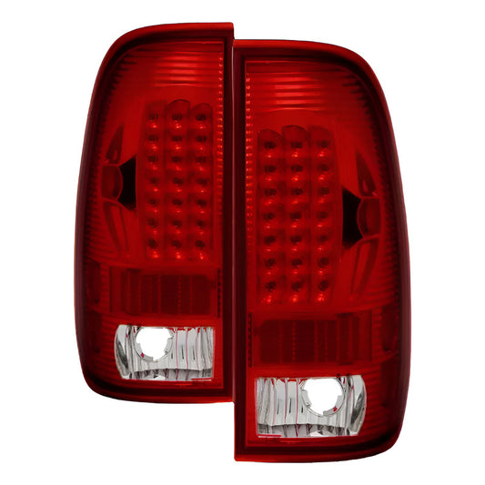 Par Calaveras Led 1999-2007 F250 F350/f450 Sd 1997-2003 F150 Rojo