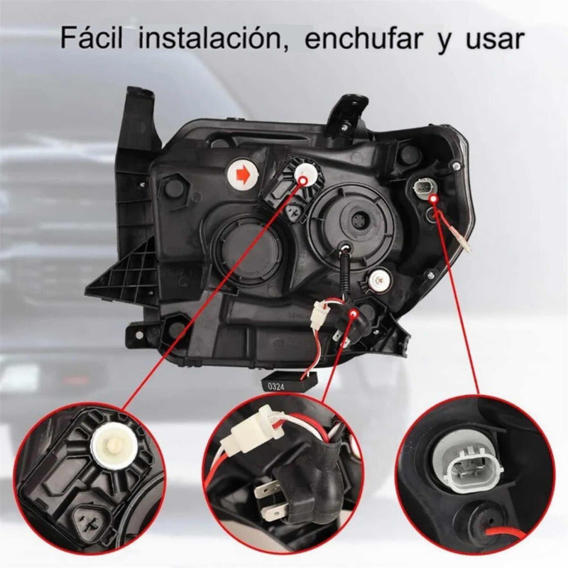 Faros Toyota Tundra Led Drl 2014 2015 2016 2017 A 2021