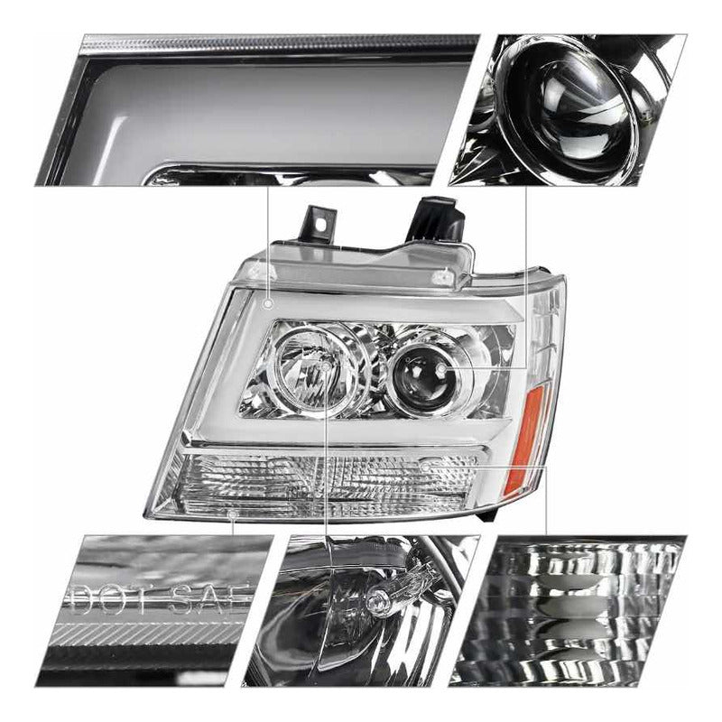 Led Headlights Chevrolet Avalanche Tahoe Suburban 2007 to 2014