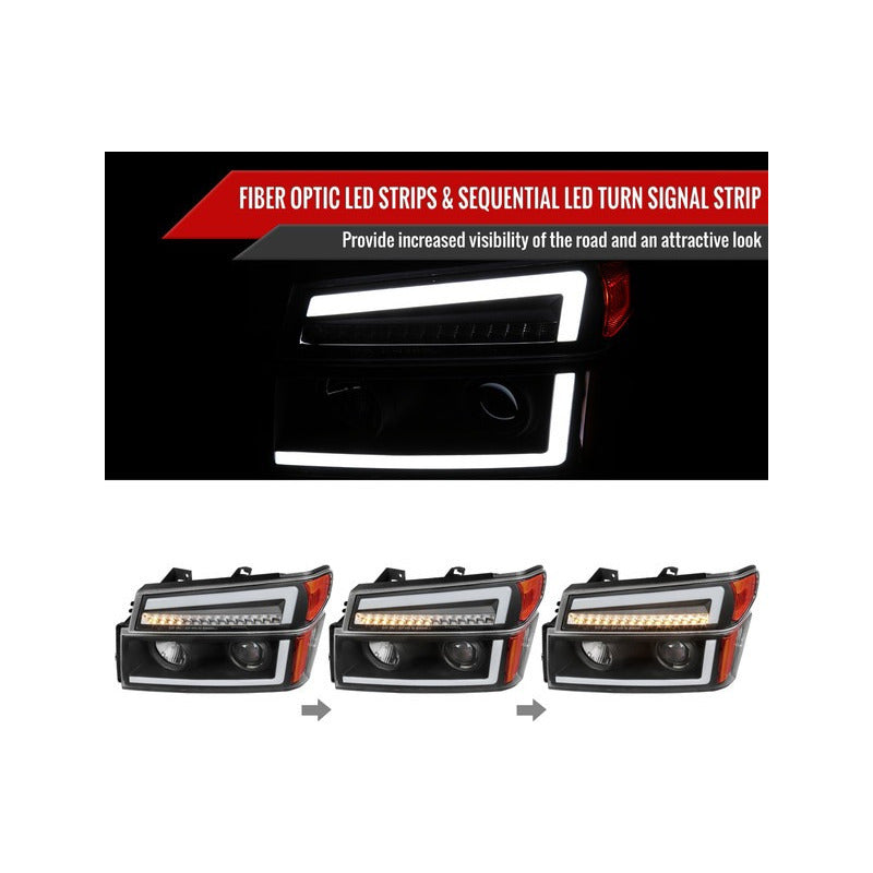 LED Headlights Chevrolet Colorado 2004 to 2012