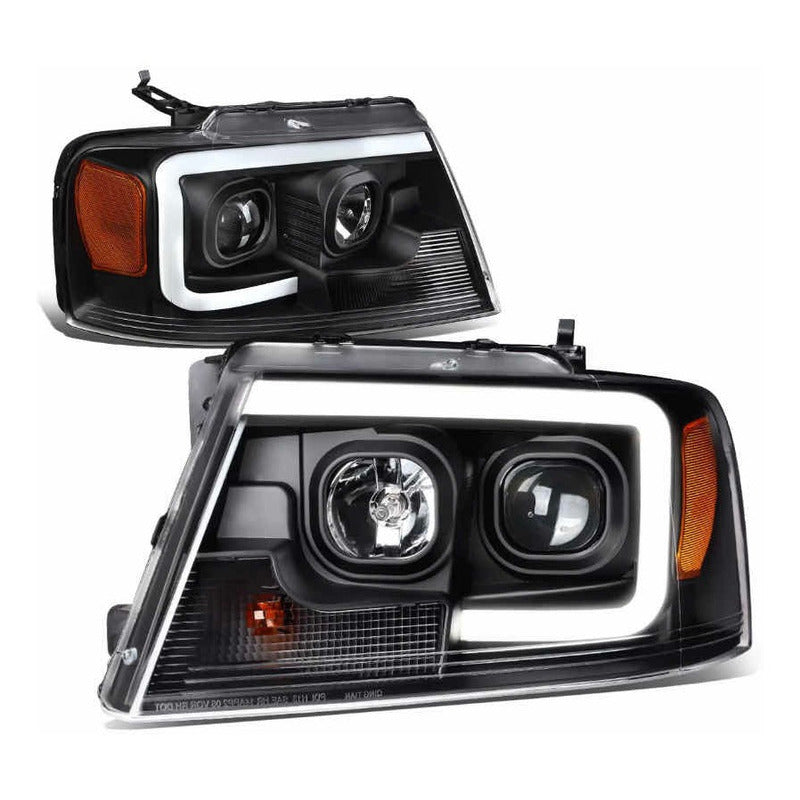 Par De Faros Led Ford F-150 Lincoln Mark 2004 2005 A 2008
