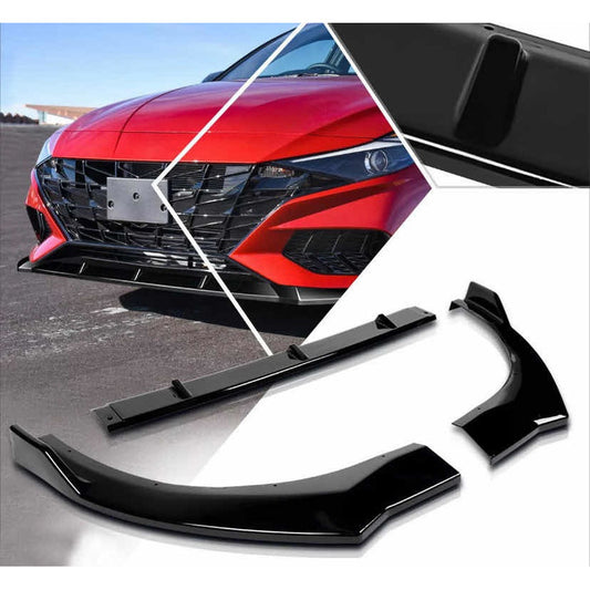 Lip For Hyundai Elantra Gloss Black Finish 2021 2022