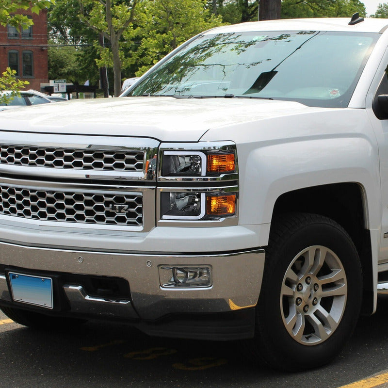 Par Faros Led Para Chevy Silverado 1500 2014 2015