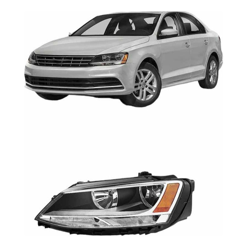 Left Headlight VW Jetta 2011 to 2018