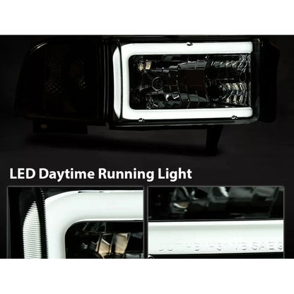 Faros Led Ram 1500 2500 3500 1994 1995 1996 A 2002 Ambos Lados