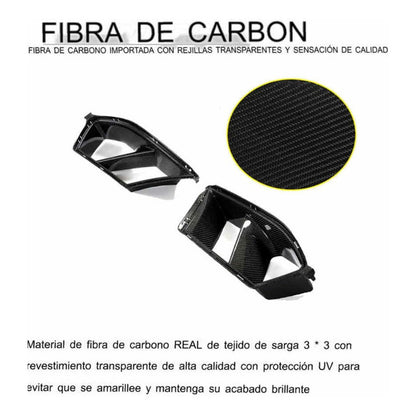 Rejillas Fibra De Carbono Bmw G80 M3 G82 G83 M4 2020-2024
