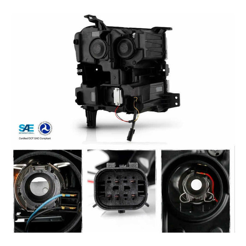Par De Faros Led Chev Silverado 1500 2019 2020 2021 2022