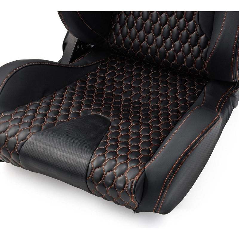 Reclining Racing Seats with Slider Adjustment