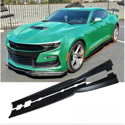 Estribos Estilo T6 Camaro Ss Y Rs 2016 2017 2018 2019 2020 Negro