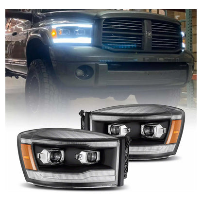 Faros Led Dodge Ram 2006 2007 2008 Drl Alpharex