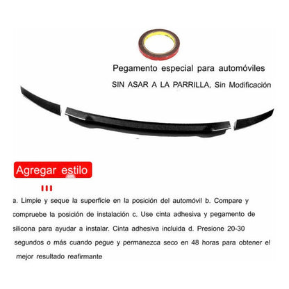 Spoiler Alerón Fibra Carbono Audi R8 2008 2009 2010 A 2015