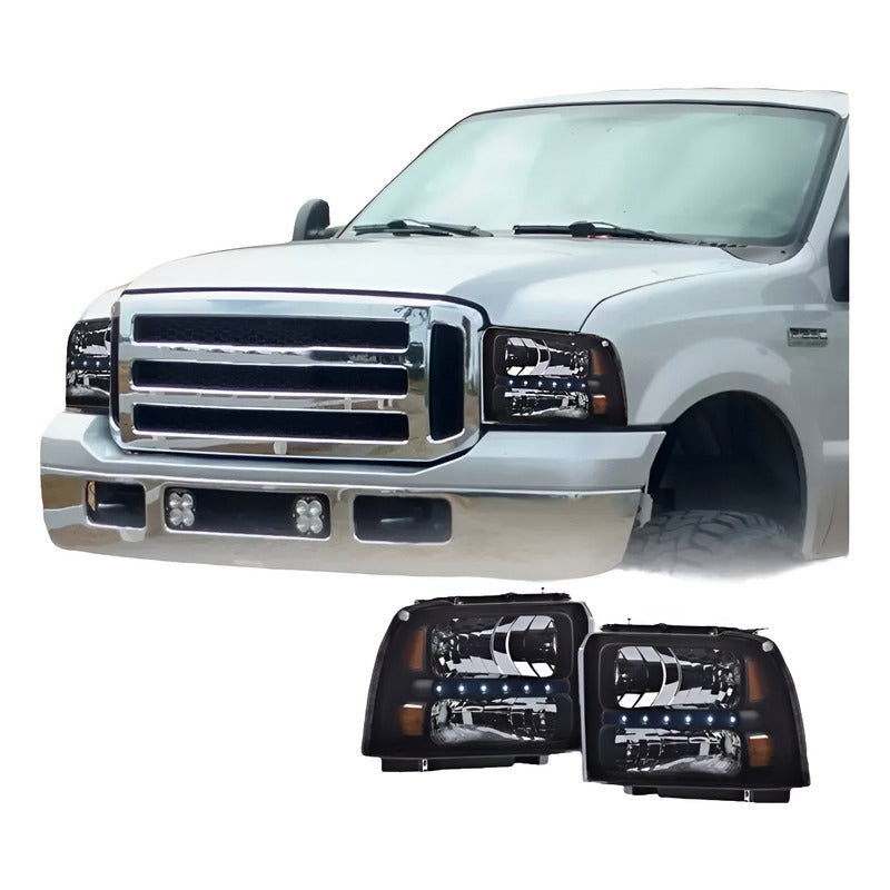 Faros Led Ford F-250 F-350 F-450 F-550 2005 2006 2007