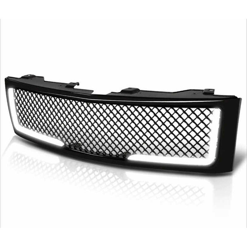 Parrilla Diamante Led Drl Chevy Silverado 1500 2007 A 2013