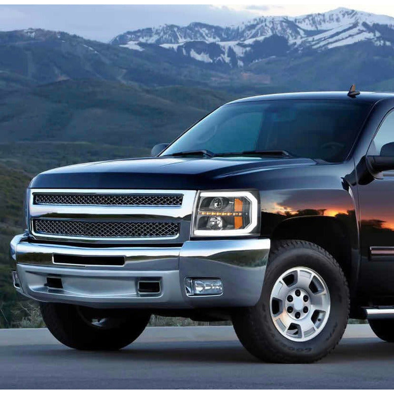 Par Faros Led Drl Chev Silverado 2007 2008 2009 2010 A 2014
