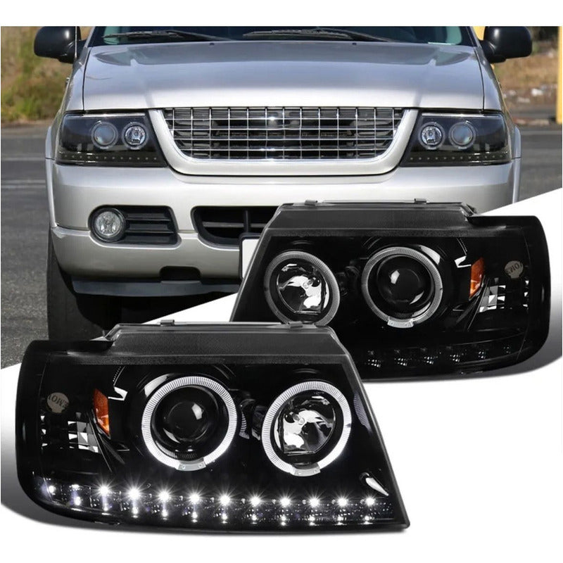 Par De Faros Led Ford Explorer 2002 2003 2004 2005 Negros