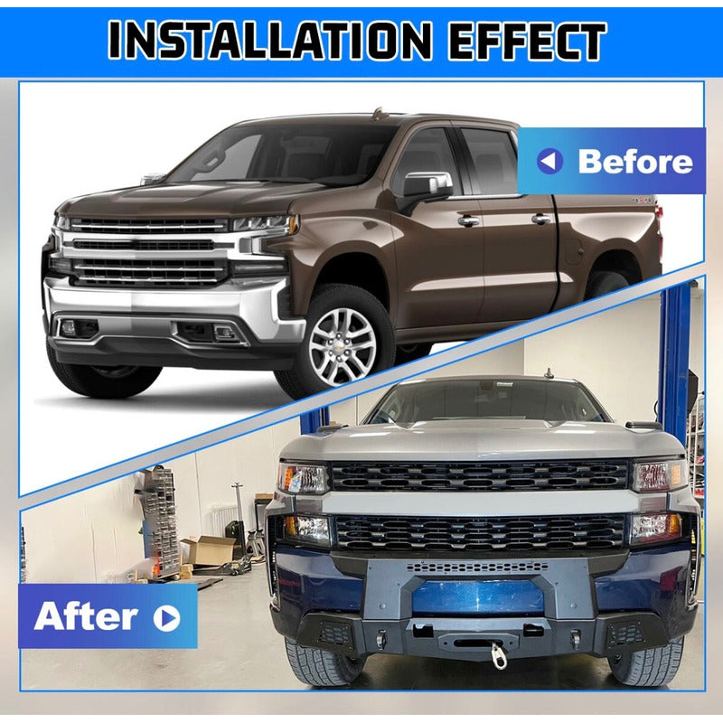 Defensa Delantera Chevrolet Silverado 1500 2019 A 2021