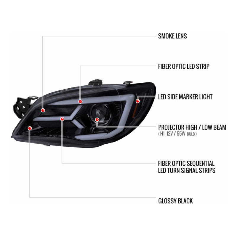 Subaru Impreza Led Headlights 2006 2007