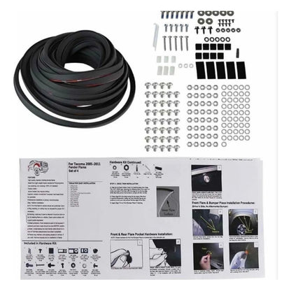 Cantoneras Toyota Tacoma Con Daño 2005 2006 2007 A 2011 Negro
