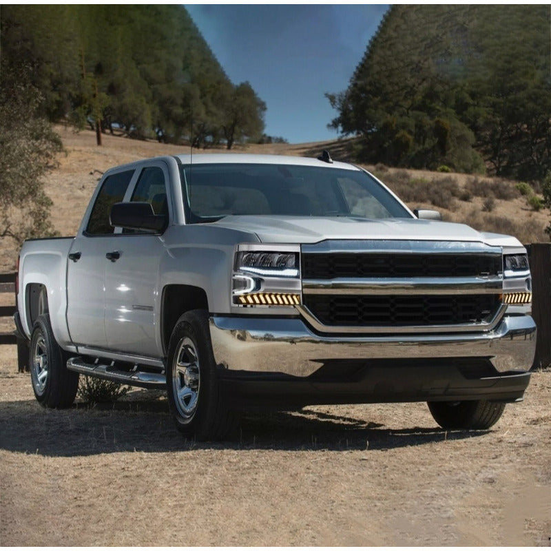 Led Drl Headlights Chevy Silverado 2016 2017 2018