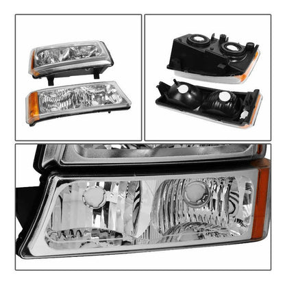 Par De Faros Chev Silverado/ Cheyenne 2003 2004 2005 2006