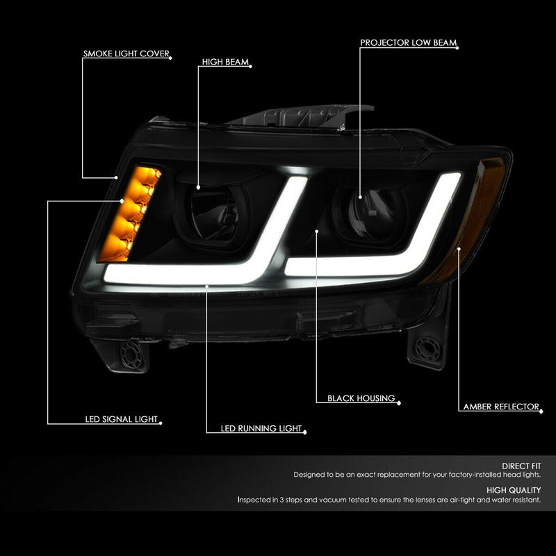 Faros Led Drl Jeep Cherokee 2011 2012 2013