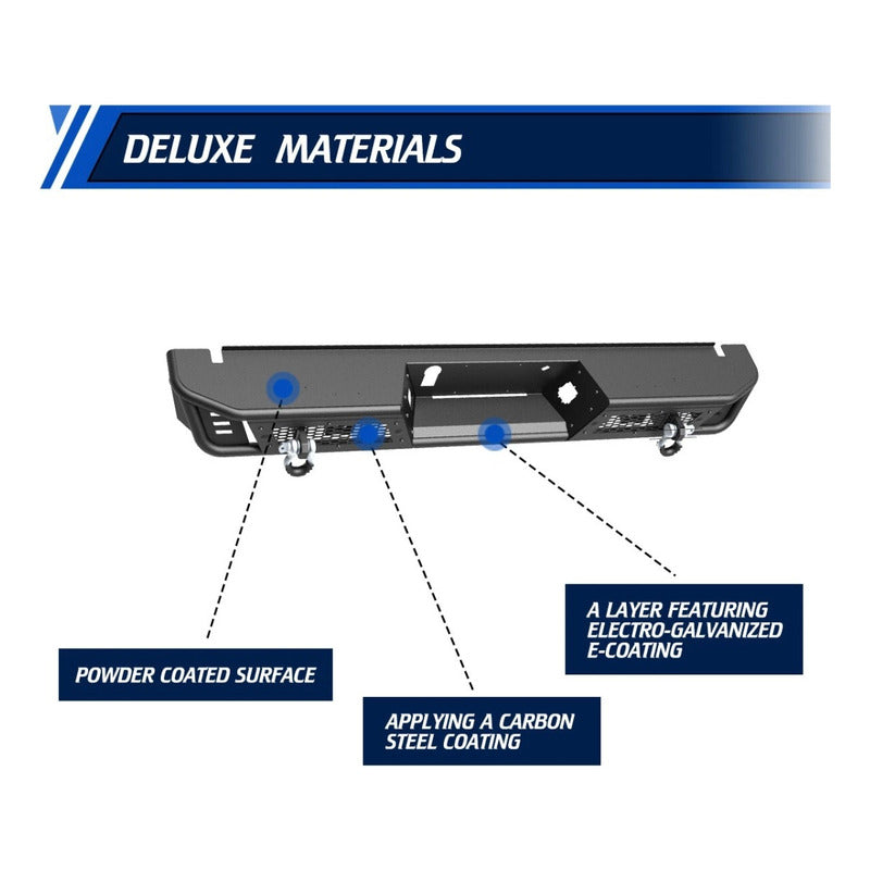 Defensa Trasera Led Ford F-150 Lobo 2021 2022 2023