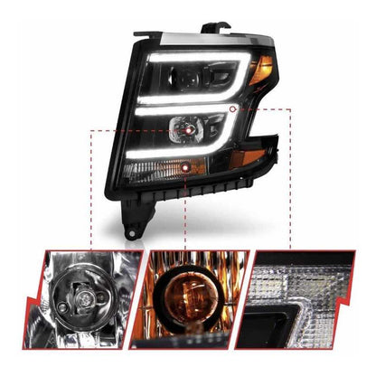 Led Headlights Chevrolet Tahoe Suburban Ls Lt 2015 to 2020