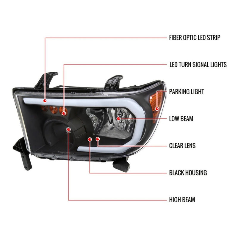 Faros Led Toyota Tundra Sequoia 2007 2008 2009 2010 A 2017