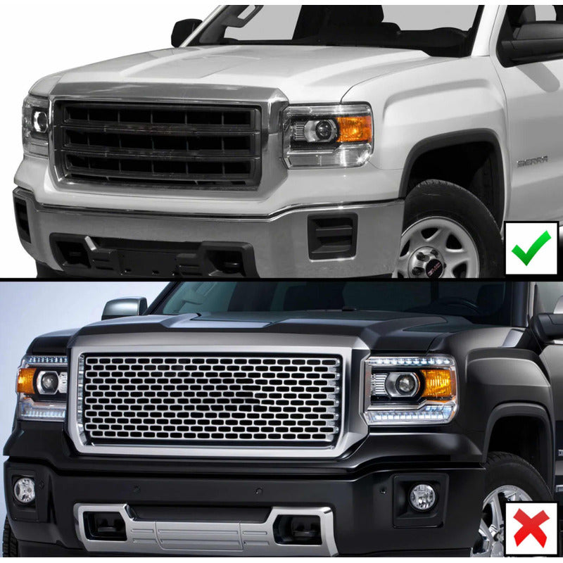 Par De Faros Sierra 1500 2014 2015 2500/3500 Hd 2015-2019