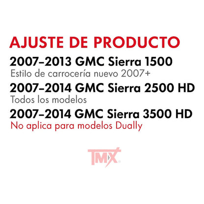 Calaveras Led Gmc Sierra 2007 2008 2009 2010 A 2013 Ambos Lados Transparente