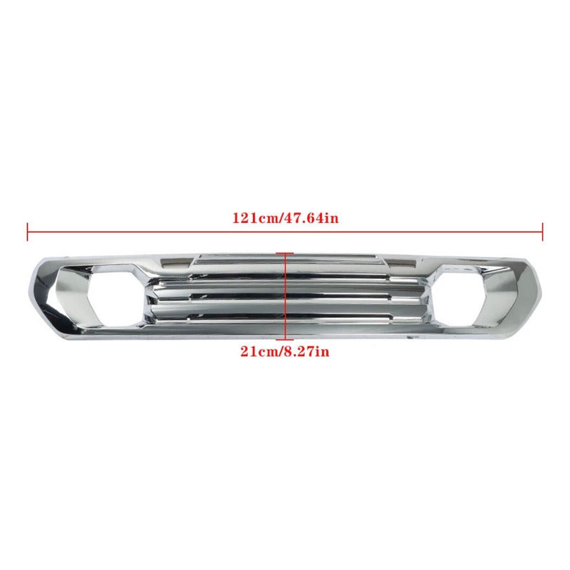 Parrilla Delantera Inferior Gmc Sierra 1500 2019 2020 2021 Cromado Brillante