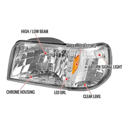 Faros Led Para Ford Ranger 1993 1994 1995 1996 1997