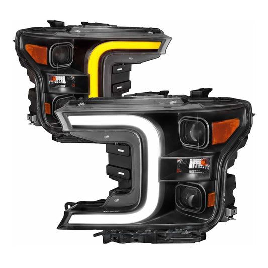 Par Faros Led F-150 Lobo 2018 2019 2020 Fondo Negro