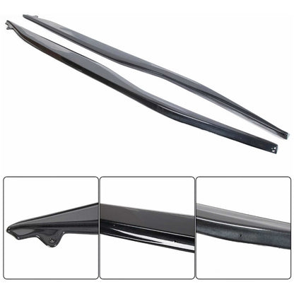 Estribos Side Skirts Corvette C7 2014 2015 2016 2017 Z06 Negro