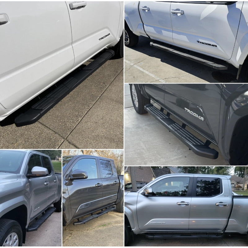 Estribos Laterales Toyota Tacoma 2024 2025 Negro